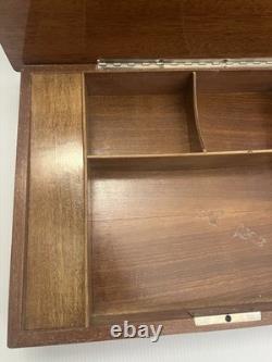Reuge Music Box Chess Table VTG Inlaid Wood, Decorative, Italy Made WORKING