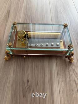 Reuge Music Box Chopin 3 Songs Glass Case Polonaise Tristesse Impromptu OH Japan Reuge Music Box Chopin 3 Songs Glass Case Polonaise Tristesse Impromptu OH Japan