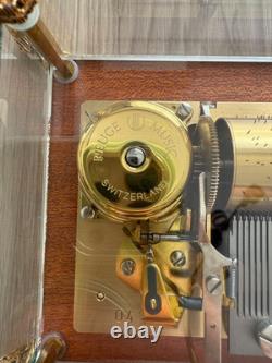 Reuge Music Box Chopin 3 Songs Glass Case Polonaise Tristesse Impromptu OH Japan Reuge Music Box Chopin 3 Songs Glass Case Polonaise Tristesse Impromptu OH Japan