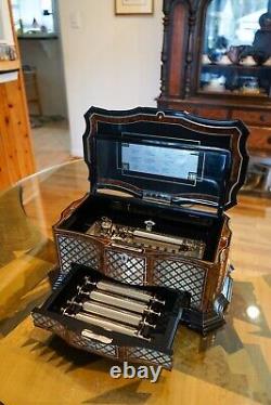 Reuge Music Box Company Galaxia 72 Note Interchangeable Limited Edition 15 Tune