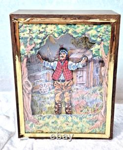 Reuge Music Box Fiddler On The Roof If I Were A Rich Man 7 H x 5.5 W