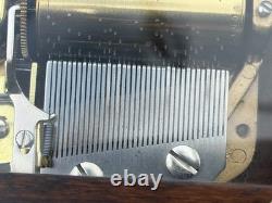 Reuge Music Box Four Seasons 1908 Switzerland Sainte-croix Collector Music Box