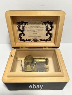Reuge Music Box Great Artists Jean-Antoine WATTEAU La Danse The Magic Flute
