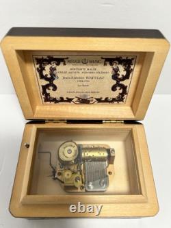 Reuge Music Box Great Artists Jean-Antoine WATTEAU La Danse The Magic Flute