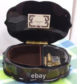 Reuge Music Box Phantom of The Opera Music of the Night clouding on top