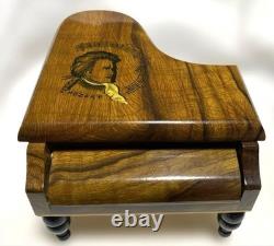 Reuge Music Box Piano Type Mozart Antique