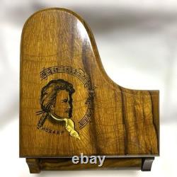 Reuge Music Box Piano Type Mozart Antique