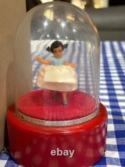 Reuge Music Box Red Domed Dancing Girl The Emperor Waltz Johann Straus Style 630