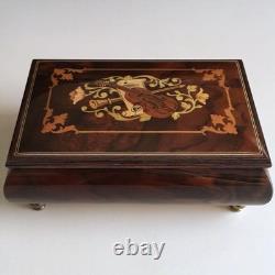 Reuge Music Box Romance Jovan Edelweiss Swiss Made Good Condition