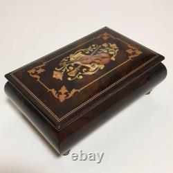 Reuge Music Box Romance Jovan Edelweiss Swiss Made Good Condition