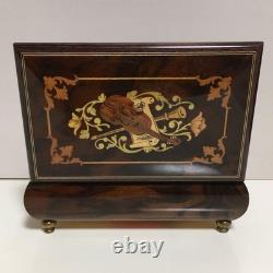 Reuge Music Box Romance Jovan Edelweiss Swiss Made Good Condition