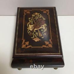 Reuge Music Box Romance Jovan Edelweiss Swiss Made Good Condition