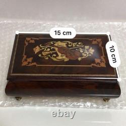 Reuge Music Box Romance Jovan Edelweiss Swiss Made Good Condition
