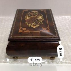 Reuge Music Box Romance Jovan Edelweiss Swiss Made Good Condition