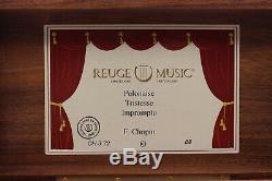 Reuge Music Box Spieluhr Auberson CH 3.72 3 Melodien von F. Chopin 72 notes