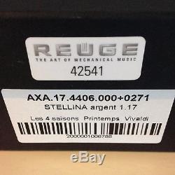 Reuge Music Box, Stellina Sterling Silver
