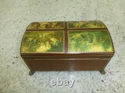 Reuge Music Box Swiss Movement 50Key 4Songs Play The Sound of Music & More