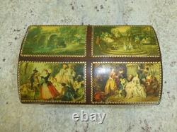 Reuge Music Box Swiss Movement 50Key 4Songs Play The Sound of Music & More