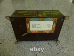 Reuge Music Box Swiss Movement 50Key 4Songs Play The Sound of Music & More