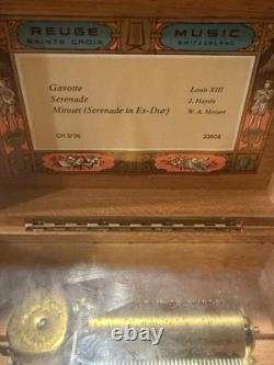 Reuge Music Box Switzerland 3/36 Note