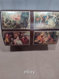 Reuge Music Box Switzerland Ch4/50 #45074 Plays 4 songs