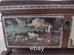 Reuge Music Box Switzerland Ch4/50 #45074 Plays 4 songs