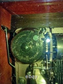 Reuge Music Box Switzerland Ch4/50 #45074 Plays 4 songs