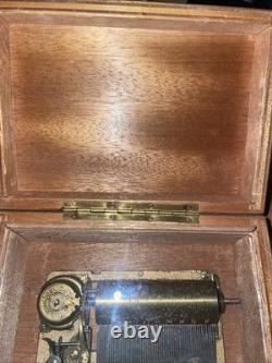 Reuge Music Box Switzerland Le Barbie De Seville 2/50 Rigoletto Bella Figlia De