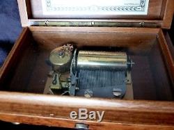 Reuge Music Box Two Tunes Strauss 36 Note Beautiful