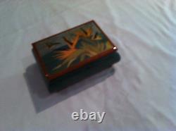 Reuge Music Box With Tropical Design And 18 NT MVT-Sweet Lelany-H. Owens