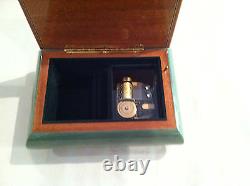 Reuge Music Box With Tropical Design And 18 NT MVT-Sweet Lelany-H. Owens