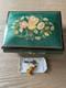 Reuge Music Box Wooden Jewelry Box Key Vintage Floral Switzerland Style