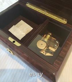 Reuge Music Box playing18 Note-All I ask of you Phantom of the opera