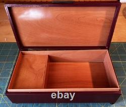 Reuge Music Box with Enamel Artwork - La Vie en Rose