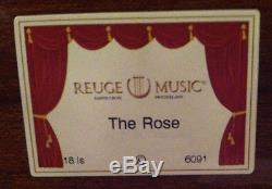 Reuge Music Classic Music Box With 18 Note Movement The Rose