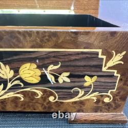 Reuge Music Disc Music Box With Extra Discs Hand Made 12-1/2 x 8 x 4