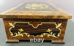 Reuge Music Disc Music Box With Extra Discs Hand Made 12-1/2 x 8 x 4