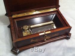 Reuge Music Gorgeous F. Sinatra 3.72 Note Music Box-Come Fly With Me, Strangers I
