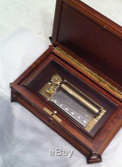 Reuge Music Gorgeous F. Sinatra 3.72 Note Music Box-Come Fly With Me, Strangers I