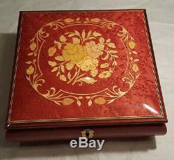 Reuge Music Gorgeous Large Musical Jewelry Box Playing Moulin Rouge