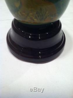 Reuge Music Hand Painted Musical Box/Egg Giselle On Wooden Rotaiting Base