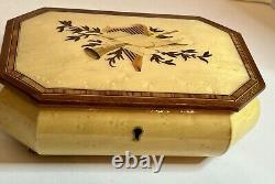 Reuge Music Jewelry Box Plays Theme De Paganini See Video Rare