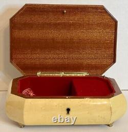 Reuge Music Jewelry Box Plays Theme De Paganini See Video Rare