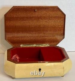 Reuge Music Jewelry Box Plays Theme De Paganini See Video Rare