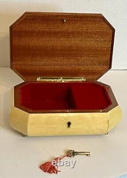 Reuge Music Jewelry Box Plays Theme De Paganini See Video Rare