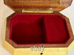 Reuge Music Jewelry Box Plays Theme De Paganini See Video Rare