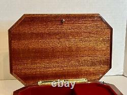 Reuge Music Jewelry Box Plays Theme De Paganini See Video Rare