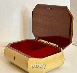 Reuge Music Jewelry Box Plays Theme De Paganini See Video Rare