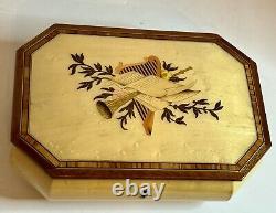 Reuge Music Jewelry Box Plays Theme De Paganini See Video Rare