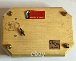 Reuge Music Jewelry Box Plays Theme De Paganini See Video Rare